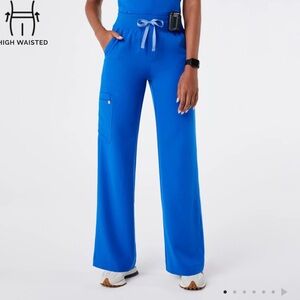 High Waisted Isabel Wide Leg Scrub Pants